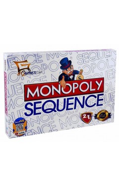 Gamex Cart Monopoly and Sequence Game 7134